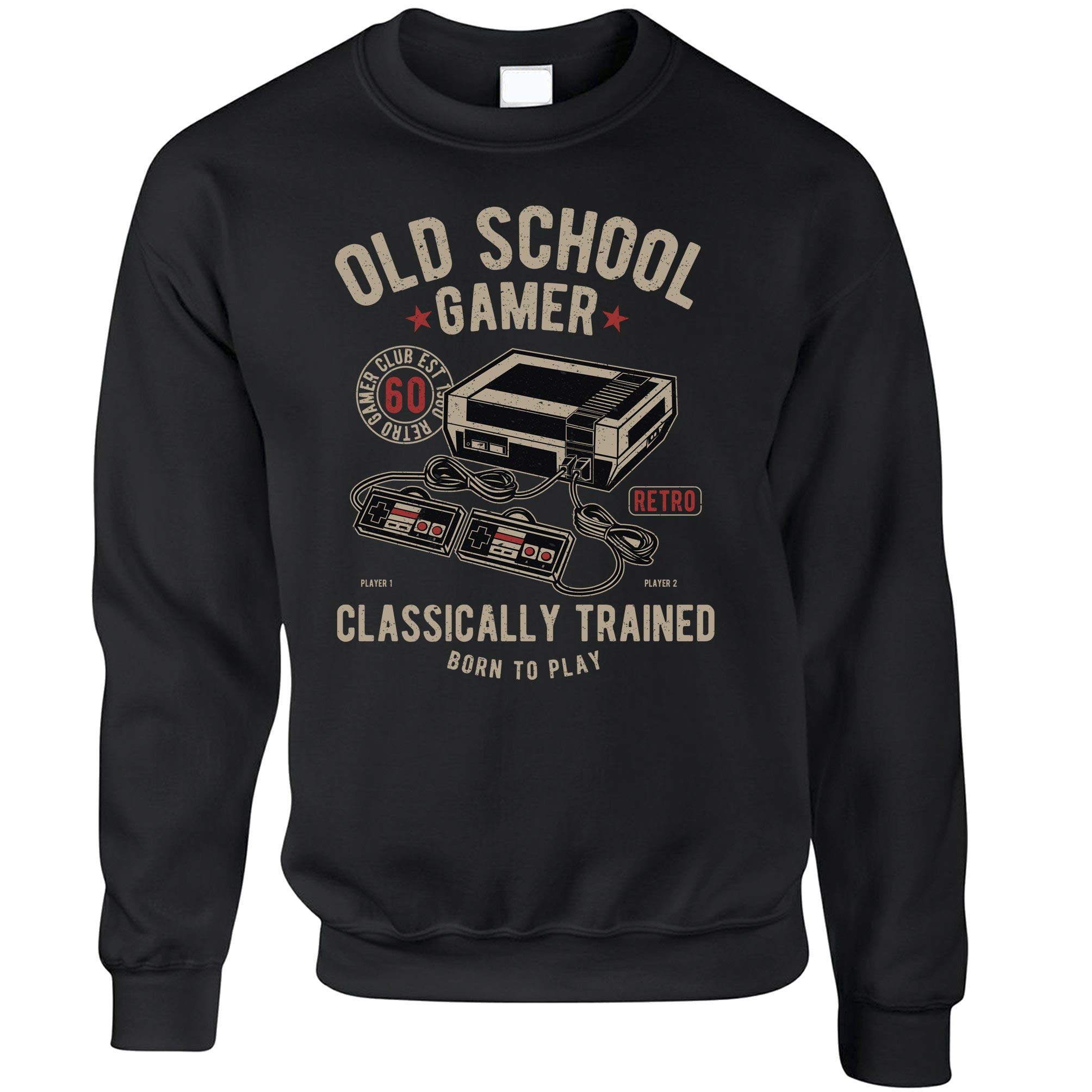 Tim And Ted Gaming Jumper - Retro Arcade Video Game Sweatshirt for Old School Gamers | Perfect for Gaming Parties & 80s Nostalgia