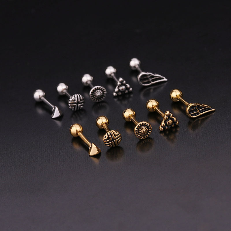 20G Cartilage Tiny Stud Earrings - Vintage Minimalist Ear Studs for Women | Perfect for Daily Wear, Parties & Gifts | HSPJ265