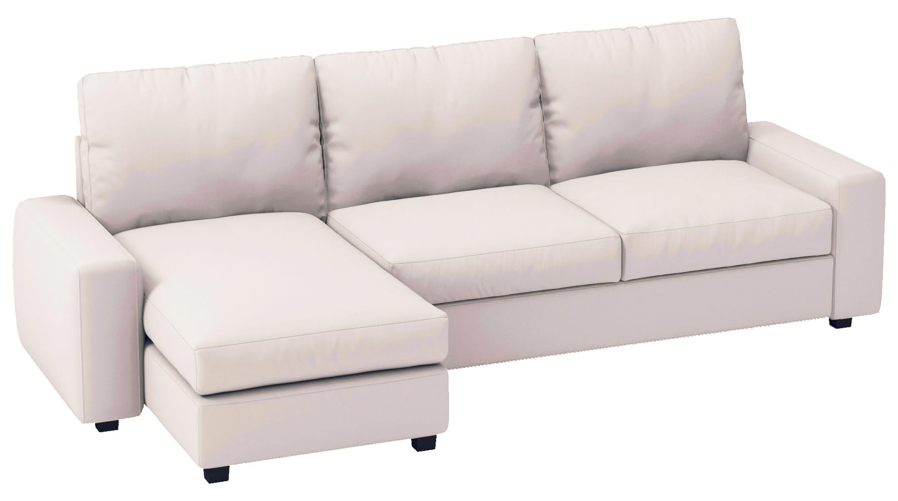 Durable Polyester Kivik Loveseat Cover with Chaise - 110.2