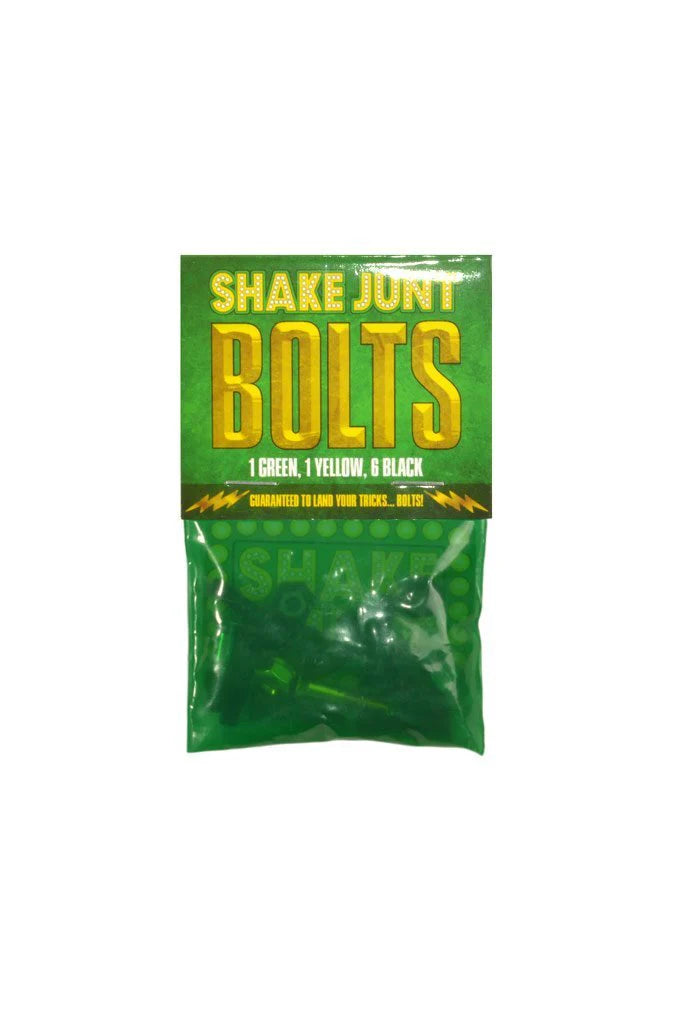 Shake Junt 1 Allen Skateboard Wheels - Black/Green/Yellow - High Performance Wheels for Street & Park Skating