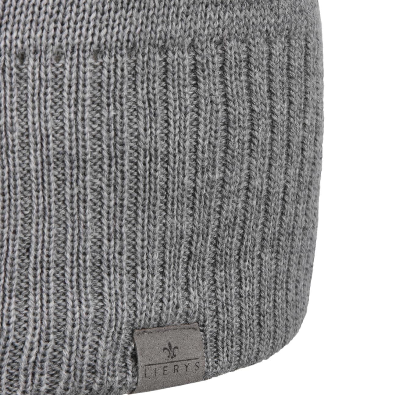 Lierys Fine Rip Merino Wool Beanie - Soft & Warm Winter Hat for Men & Women - Perfect for Skiing, Hiking & Outdoor Activities