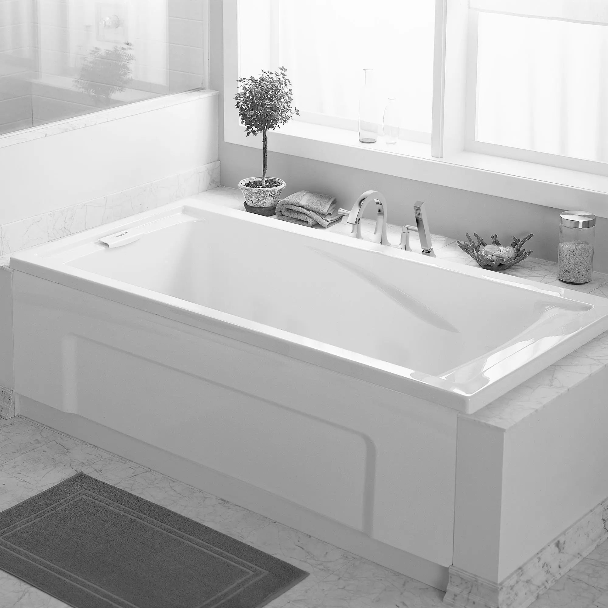 Evolution® 60 x 36 Inch Deep Soak® Drop-In Bathtub - Luxurious Freestanding Soaking Tub for Spa-Like Relaxation at Home
