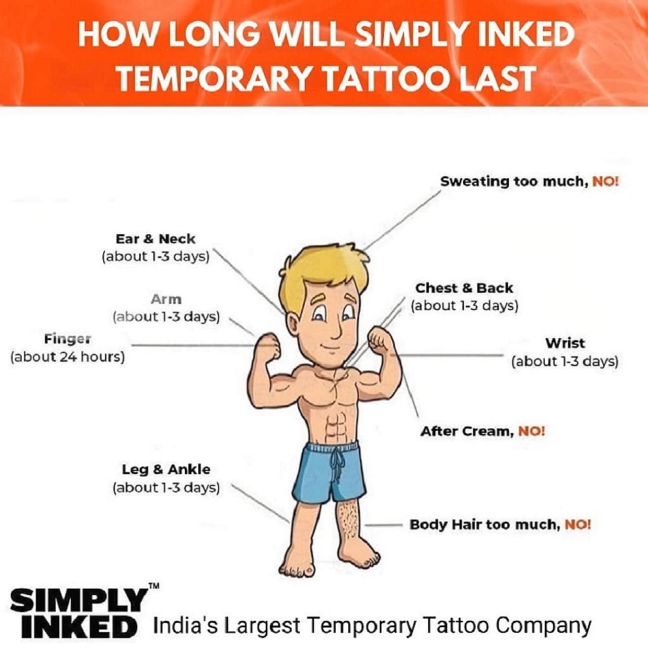 Mini Snake Temporary Tattoo - Waterproof Sticker for Women & Men - Party & Festival Use