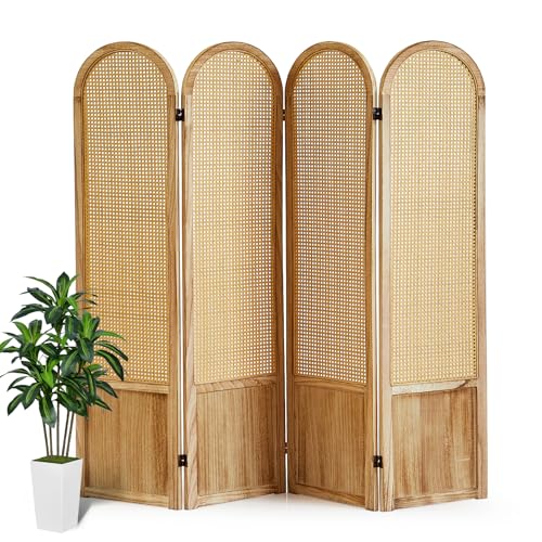 4 Panels Natural Wood