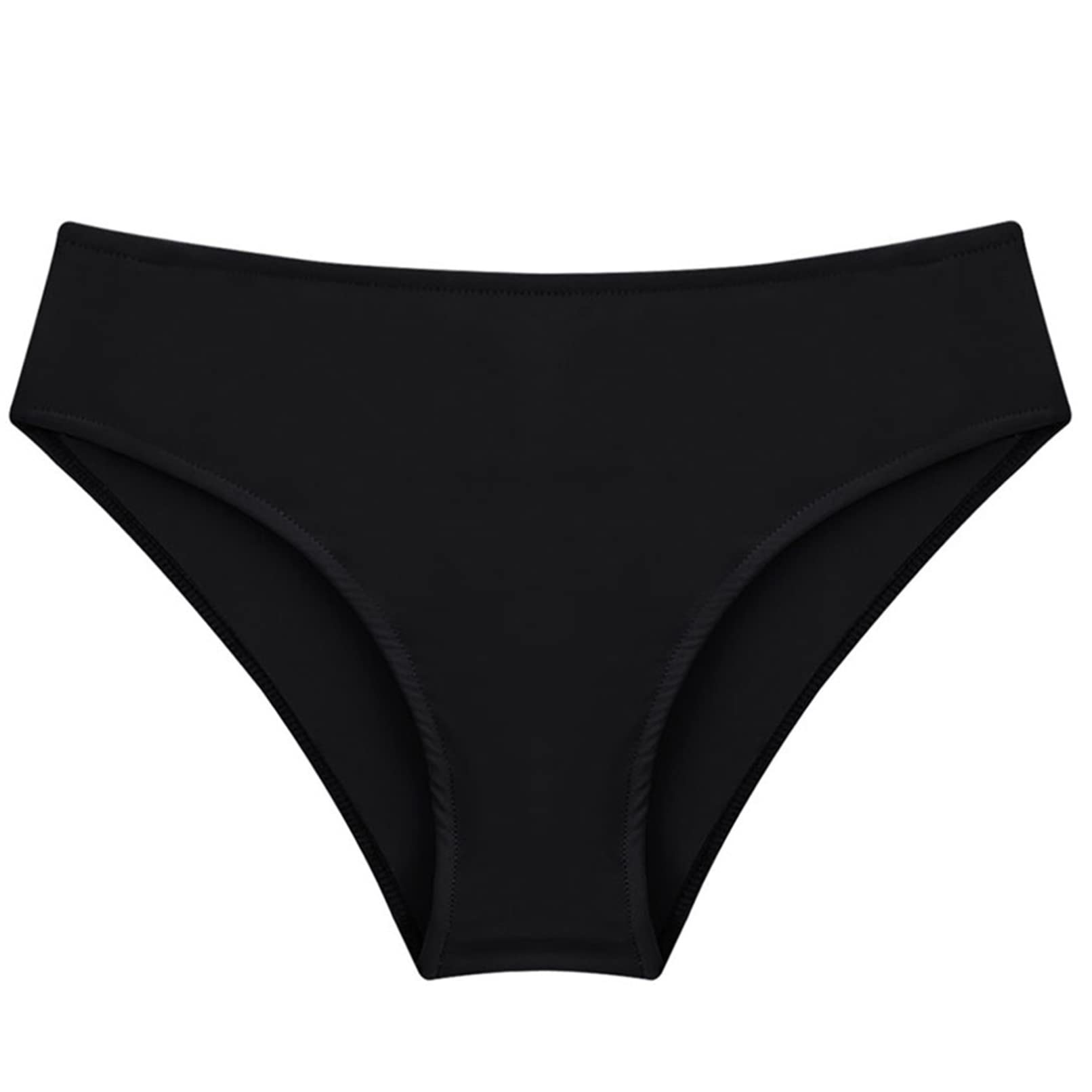 Moily Girls Solid Color Swim Bottoms - Triangle Bikini Briefs for Swimming, Gymnastics, Dance & Sports | Comfortable Kids Swimwear for Beach, Pool & Water Play