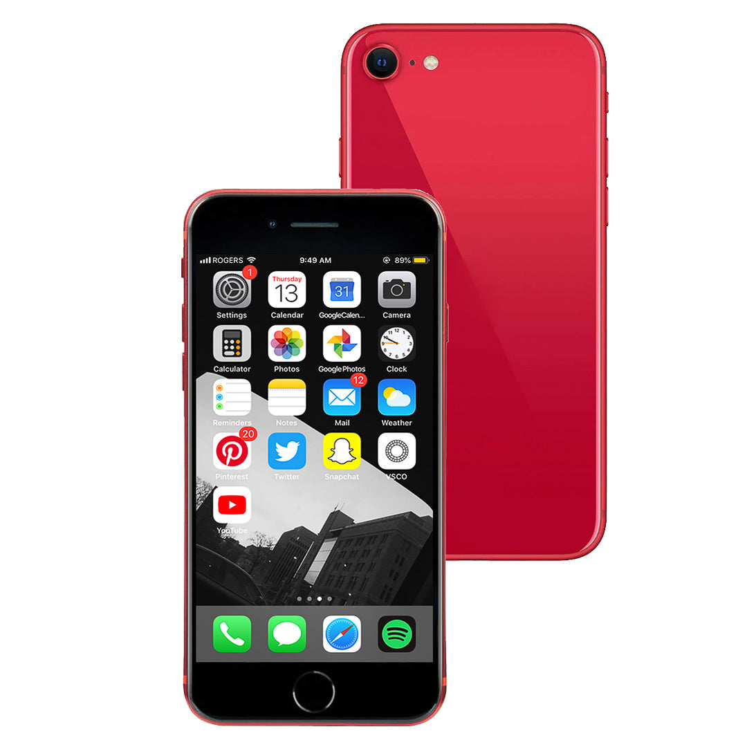 Apple iPhone SE (2nd Gen) 128GB Unlocked Smartphone - Perfect for Everyday Use, Travel & Business
