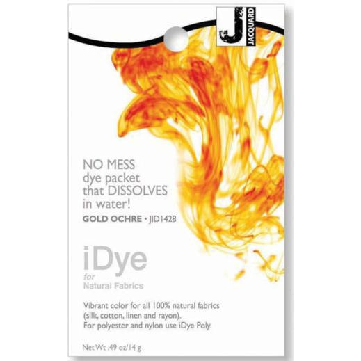 iDYE for Natural Fabrics - 14g Packet | All-Natural Fabric Dye for Cotton, Linen & More | Perfect for DIY Clothing, Home Decor & Craft Projects