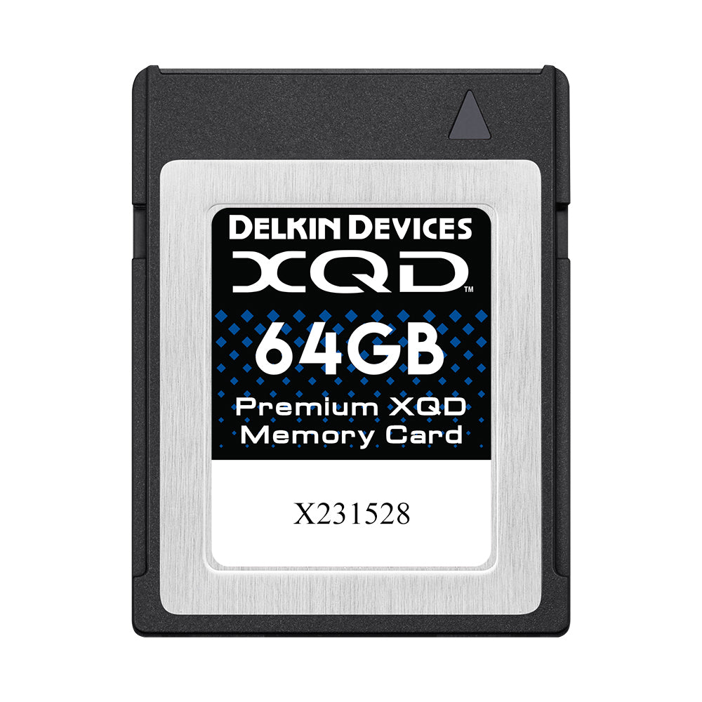 Delkin 64GB Premium XQD 2.0 Memory Card - High Speed Performance for Professional Cameras & 4K Video Recording | Perfect for Nikon, Sony DSLR & Mirrorless Cameras