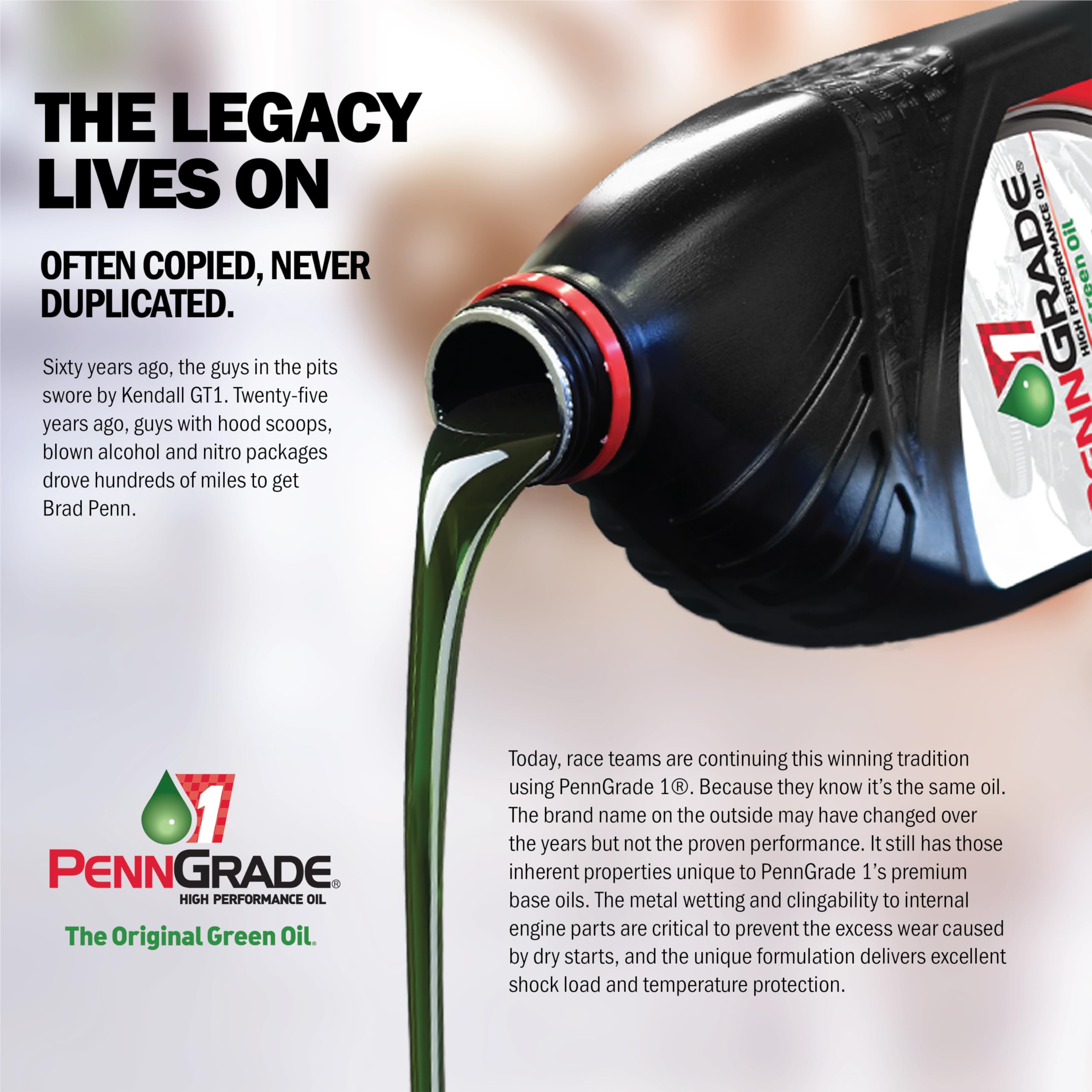 **PENN GRADE 1 Monograde High Performance Oil SAE 30 - 1 Quart (12 Pack) - Ideal for Classic Cars, Motorcycles & Small Engines**