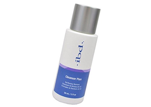 ibd Cleanser Plus Sanitizing & Shine - 2 fl oz (59 ml) | 2-in-1 Nail Cleanser & Sanitizer | Removes Oil & Prepares Nails for Gel Polish Application | Perfect for Salon & At-Home Manicures