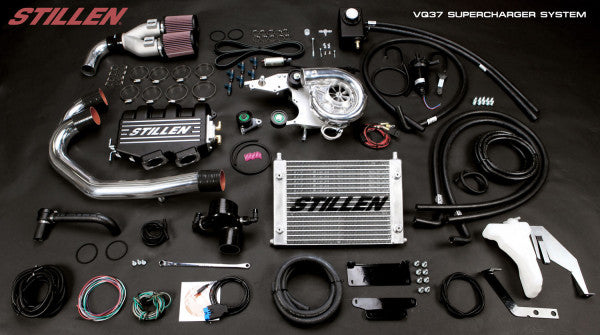 2009-2011 Nissan 370Z Z34 Nismo Supercharger Tuner Kit - Polished Finish 407770NTP - Boost Performance for Racing & Street Driving
