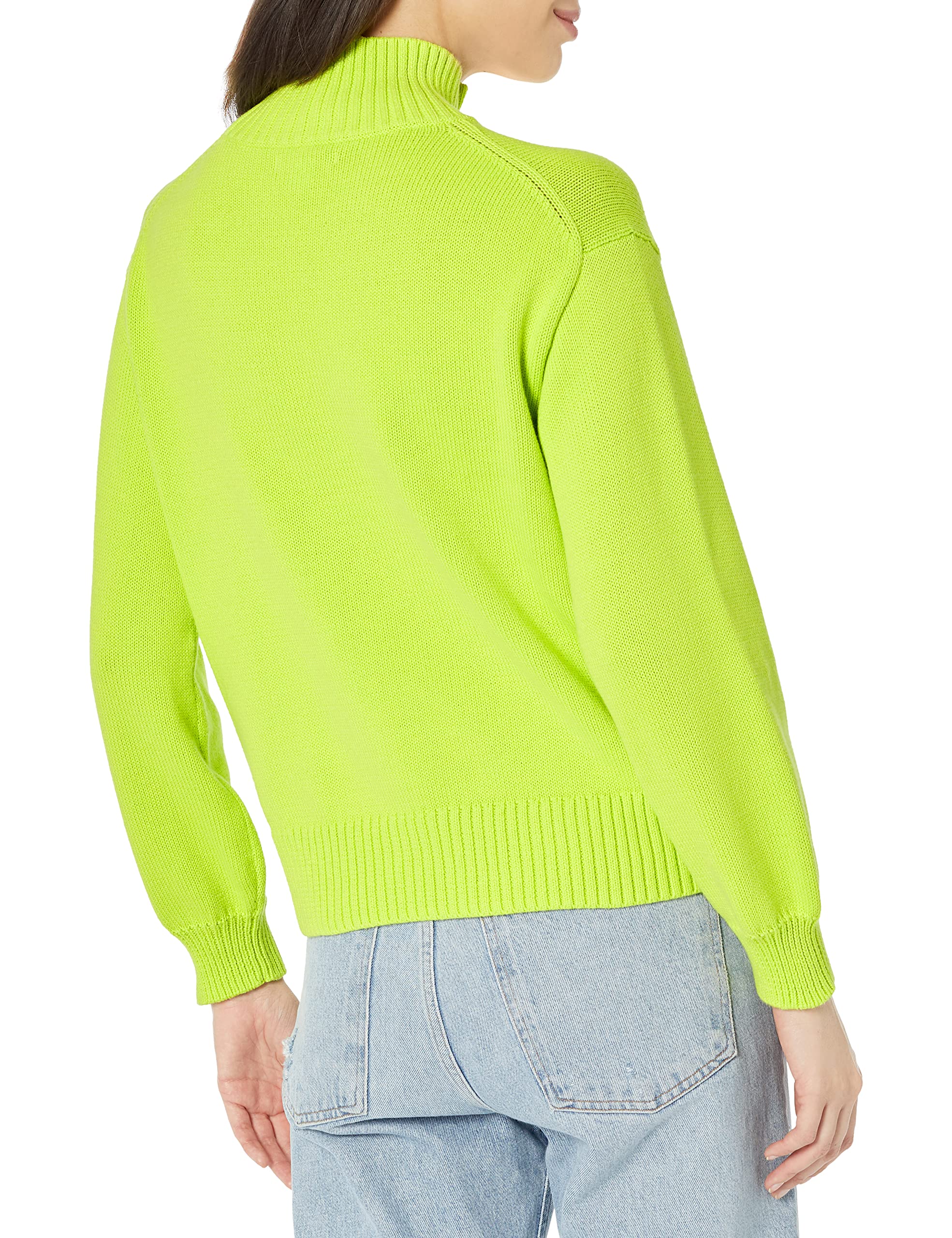Amazon Essentials Women's Cotton Sweaters - Soft Funnel Neck Pullovers in Plus Sizes | Comfortable Casual Wear for Office, Travel & Everyday Outfits