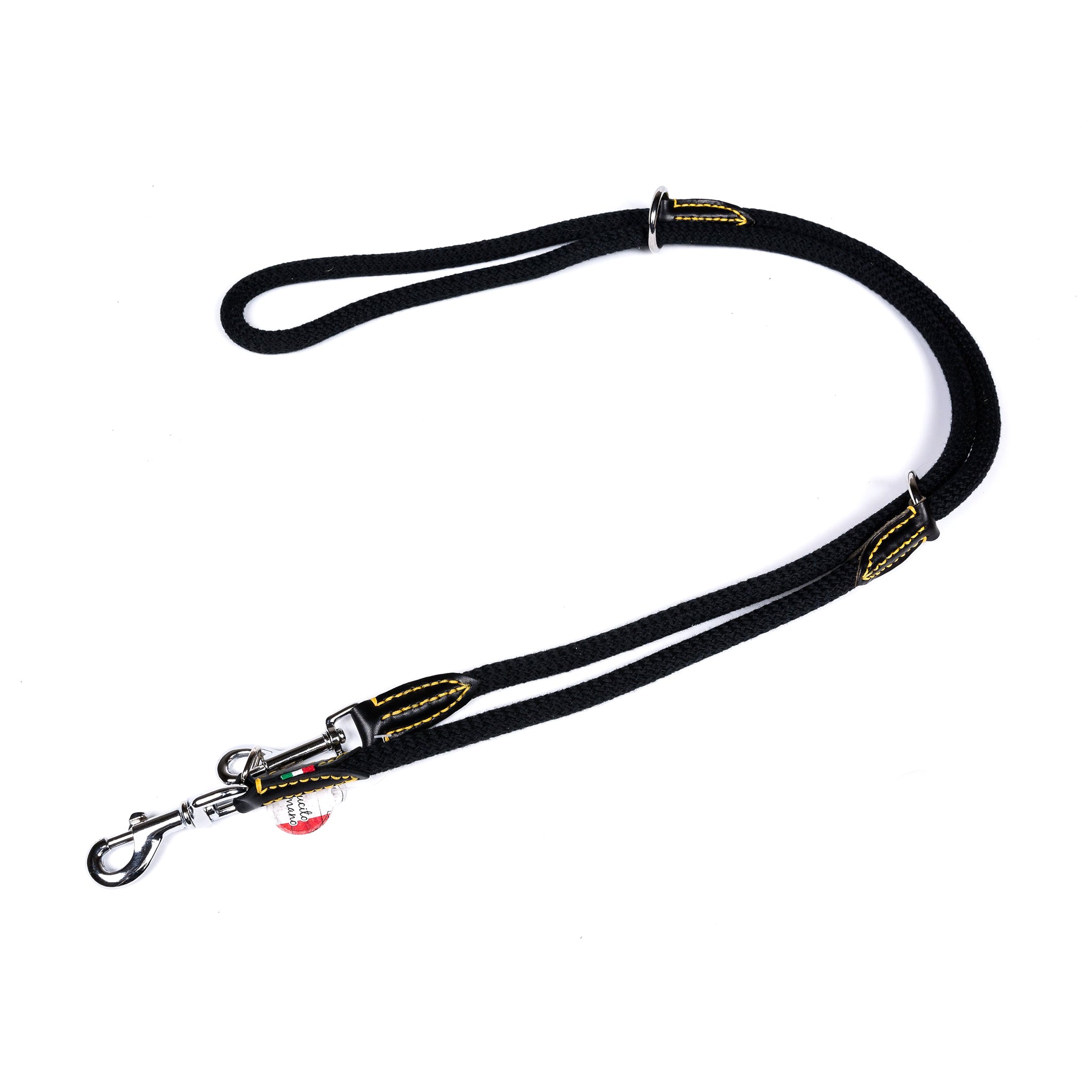 Italian Adjustable Cotton Dog Leash - Soft & Durable Pet Walking Lead for Small Medium Large Dogs - Perfect for Daily Walks, Training & Outdoor Adventures