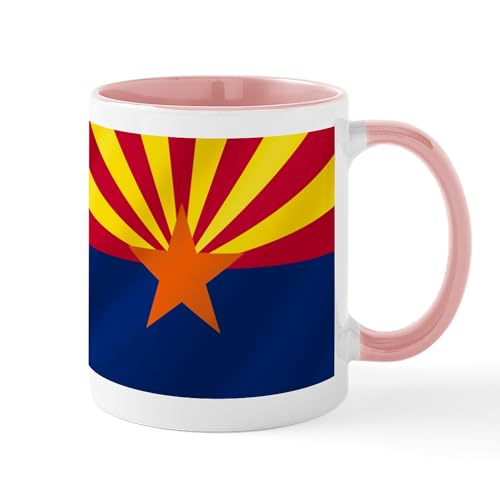 White/Pink Inside - Arizona State Flag Mug