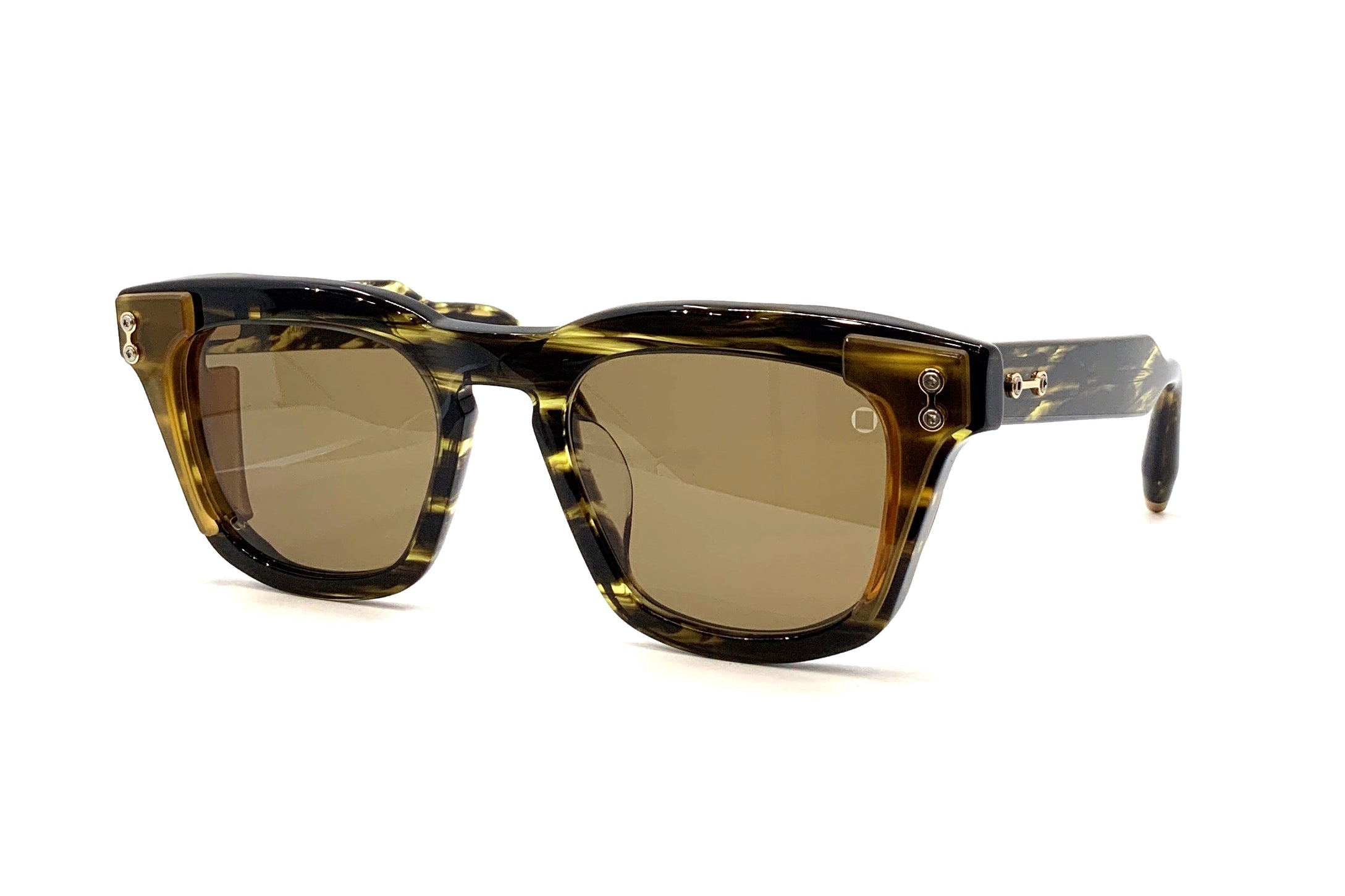 Akoni Ara Sunglasses - Dark Tortoise & Crystal Amber Lenses for UV Protection - Perfect for Outdoor Activities, Beach, and Driving
