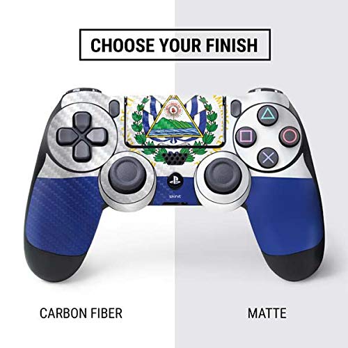 Skinit PS4 Controller Skin - El Salvador Flag Design Decal | Custom Gaming Skin for Playstation 4 | Perfect for Gamers & Collectors