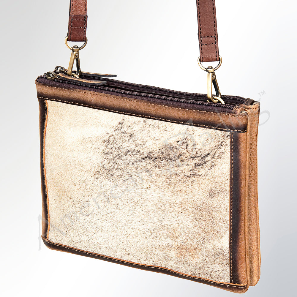American Darling ADBGI119B Genuine Leather Women's Crossbody Bag - Western Style Small Handbag Purse for Everyday Use, Travel & Casual Outings