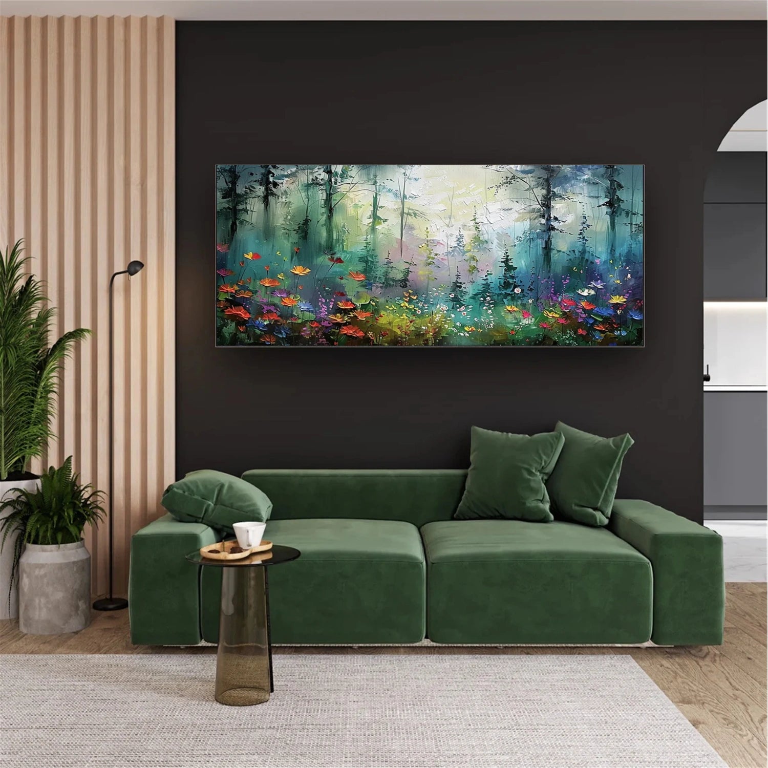 Beautiful Flower and Tree Painting #FT174 - Elegant Wall Art for Home, Office, and Living Room Decor