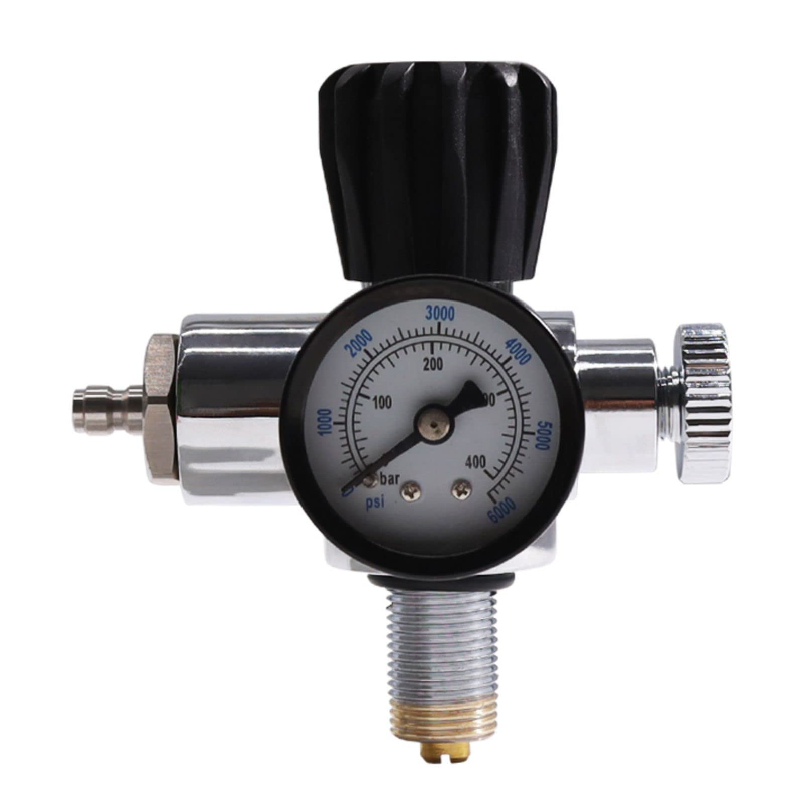 TUXING 4500psi 6.8L Carbon Fiber PCP Air Tank with Adjustable Regulator & Pressure Gauge - Perfect for Paintball, Scuba Diving, and Air Rifle Shooting