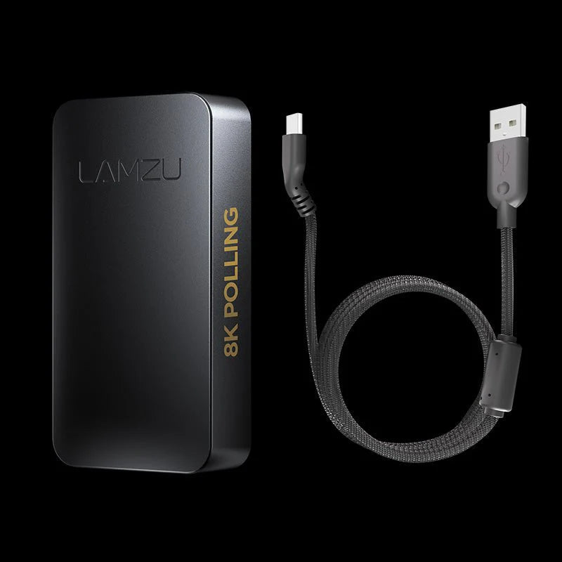 Lamzu 8K Wireless Gaming Dongle - High Performance USB Receiver for 8000Hz Polling Rate | Perfect for Esports, Competitive Gaming & Low Latency PC Gaming