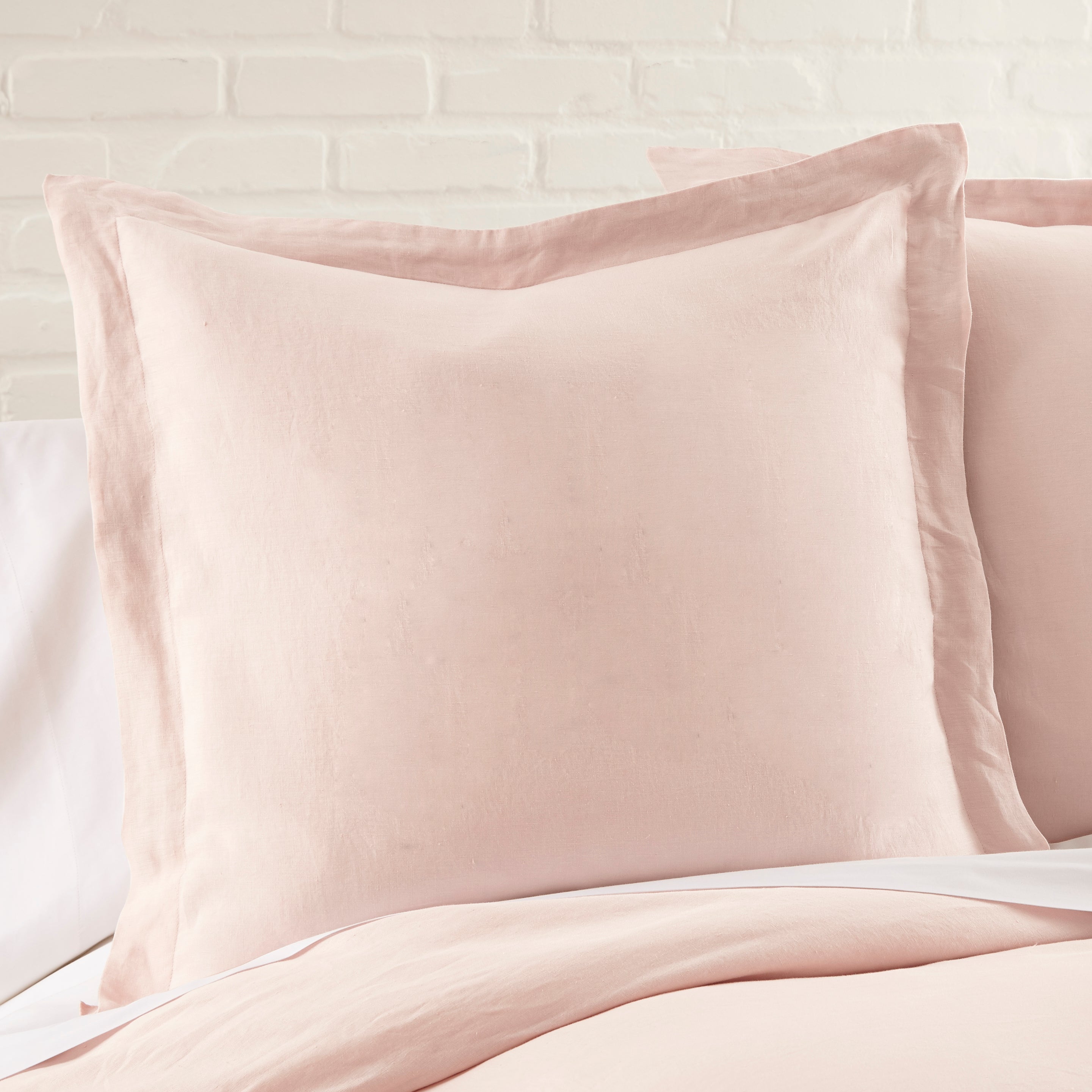 Premium Washed Linen Sham - Soft & Breathable Pillow Cover for Bedroom Decor - Perfect for Master Bedroom, Guest Room & Cozy Home Styling