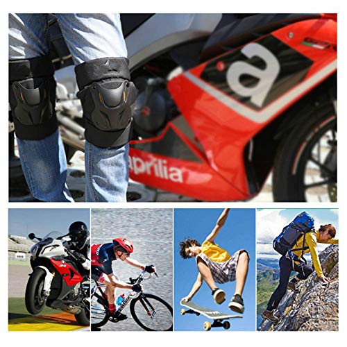 Best Unisex Knee Pads for Sports & Motorcycle - 2-Piece Protective Gear for Motocross, ATV, Biking & Ball Racing - Durable Safety Armor for Outdoor Activities