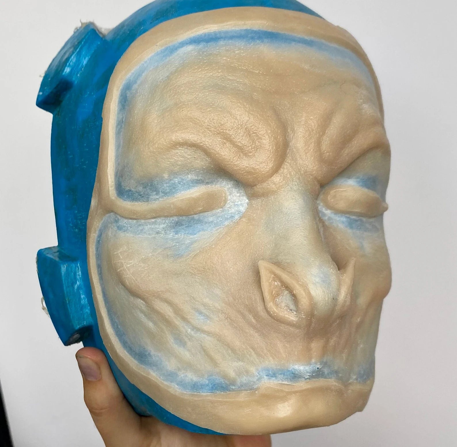 Obsidian FX Vampire Bat Face Silicone Prosthetic - Realistic Halloween Makeup & Cosplay Special Effects for Costume Parties