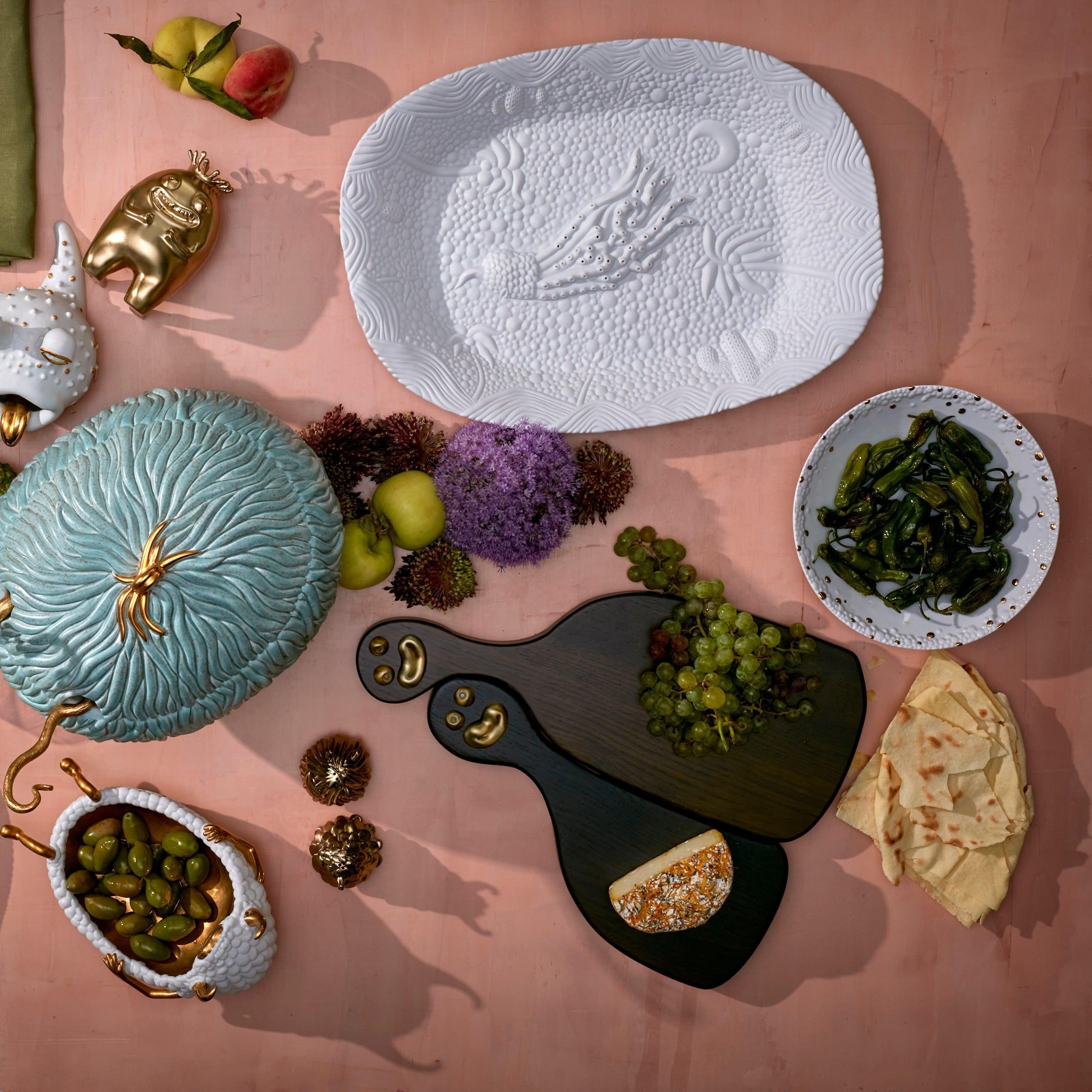 Premium Haas Mojave Ceramic Cereal Bowl - Elegant White & Gold Design for Breakfast, Snacks & Desserts | Durable & Stylish Dining Tableware for Home & Restaurants