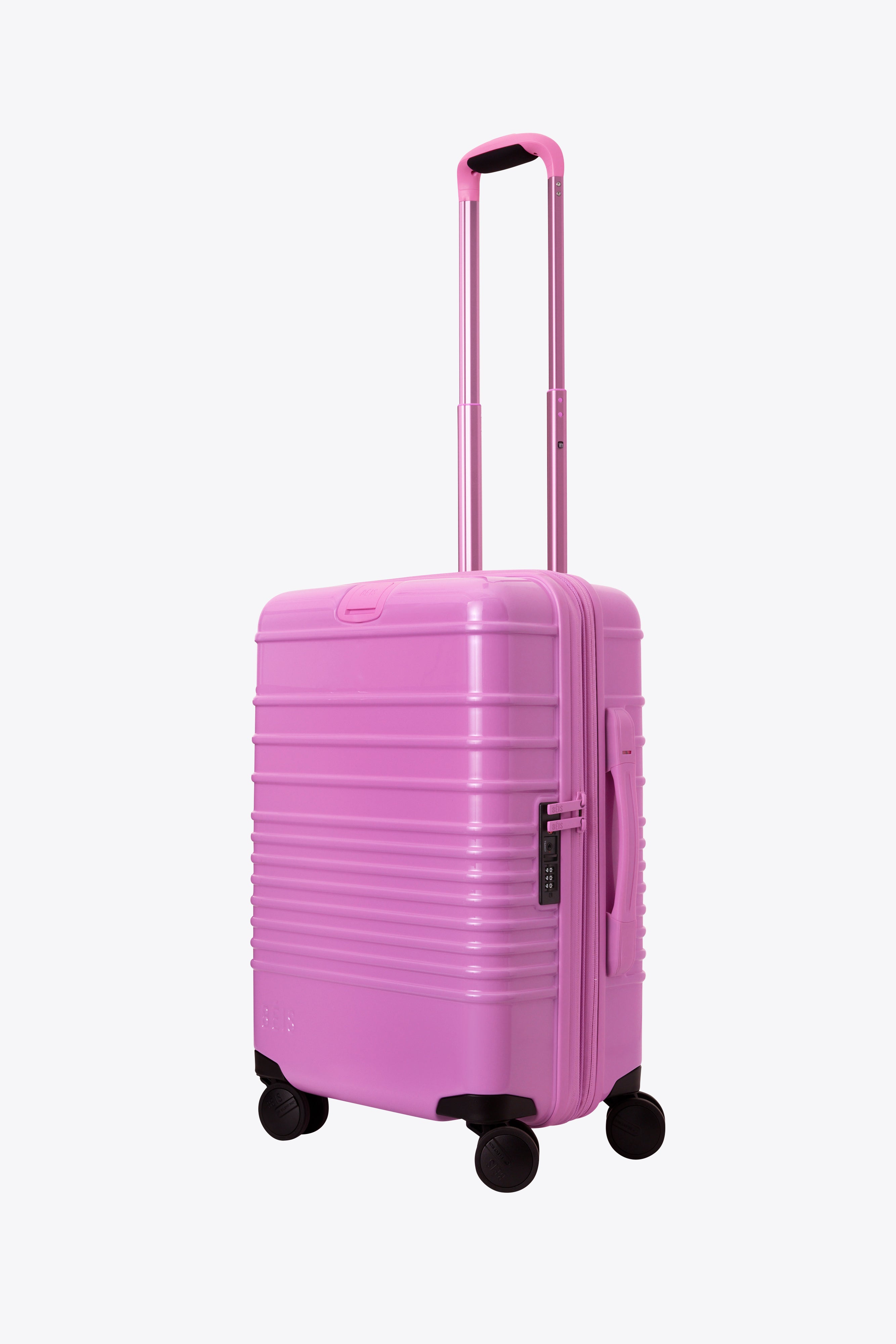 Premium Glossy Berry Carry-On Roller Luggage - Lightweight & Durable Suitcase for Air Travel, Business Trips & Weekend Getaways