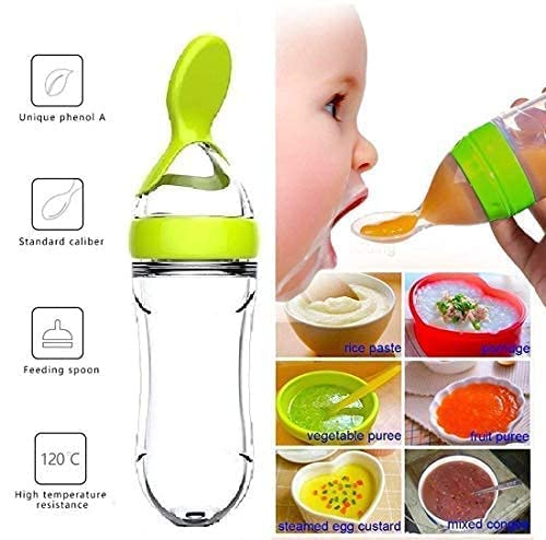 SHOFO SHOP 5-in-1 Baby Feeding Set - Silicone Teething Spoon, Pacifier, Fruit Feeder, Finger Toothbrush & Bib for Infants (Blue Grape Design) - Perfect for Teething Relief & Mess-Free Mealtime