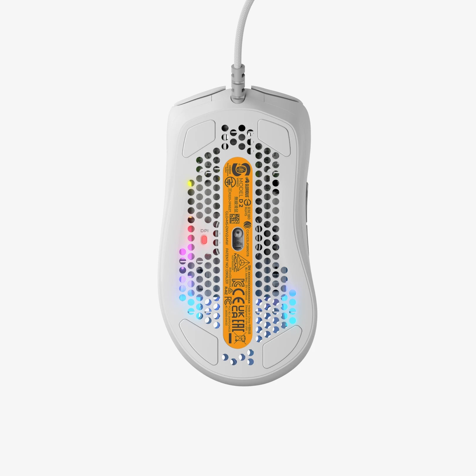 Model D 2 Wired Gaming Mouse - Ergonomic RGB PC Computer Mouse for Esports, FPS, MMO & Office Work - Compatible with Windows & Mac