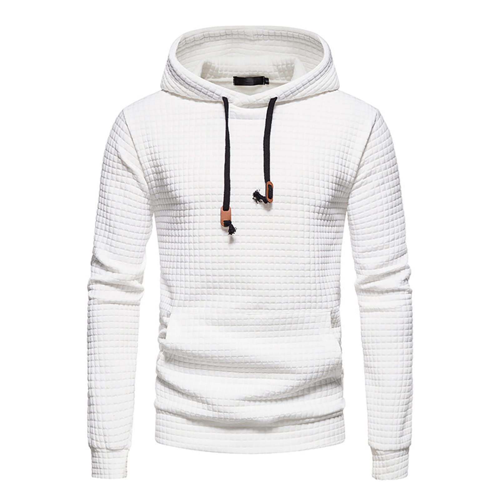 Men's Casual Hooded Sweatshirt - Long Sleeve Pullover Hoodie with Pocket | Winter Warm Fleece Loungewear for Gym, Outdoor & Everyday Wear