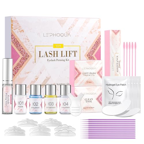 Professional At-Home Lash Lift & Brow Lamination Kit - DIY Eyelash Perm & Eyebrow Styling Set for Salon-Quality Results | Perfect for Special Occasions & Everyday Glam