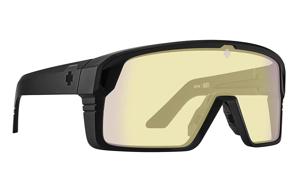 Spy Optic Gaming Monolith Blue Light Blocking Glasses - Anti Eye Strain, Color & Contrast Enhancing Lenses for Gamers & Digital Screen Use - Perfect for PC Gaming, Office Work & Nighttime Screen Viewing