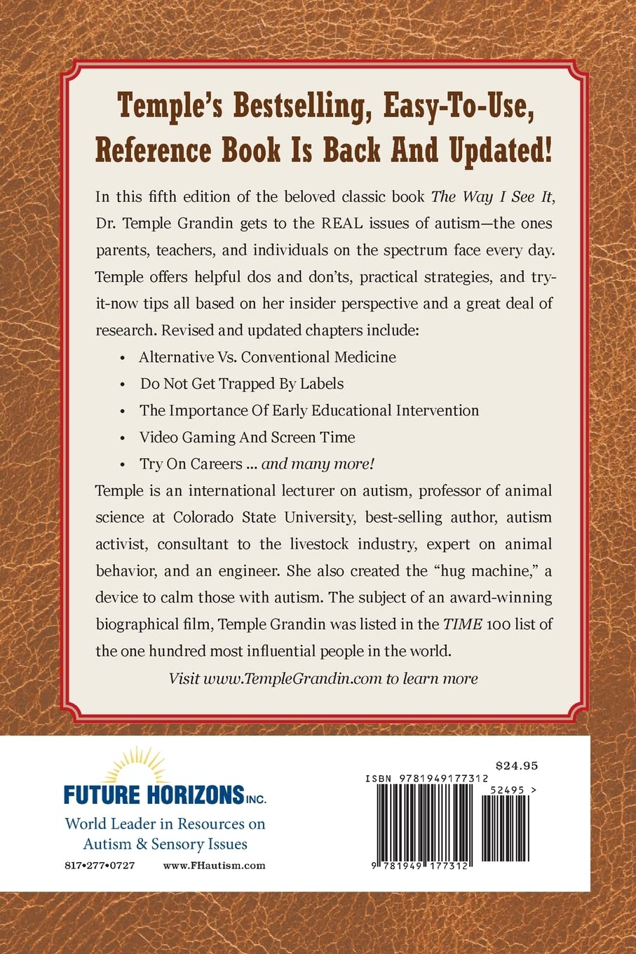 The Way I See It: A Personal Look at Autism - Inspiring Autism Awareness & Understanding for Parents, Teachers & Caregivers