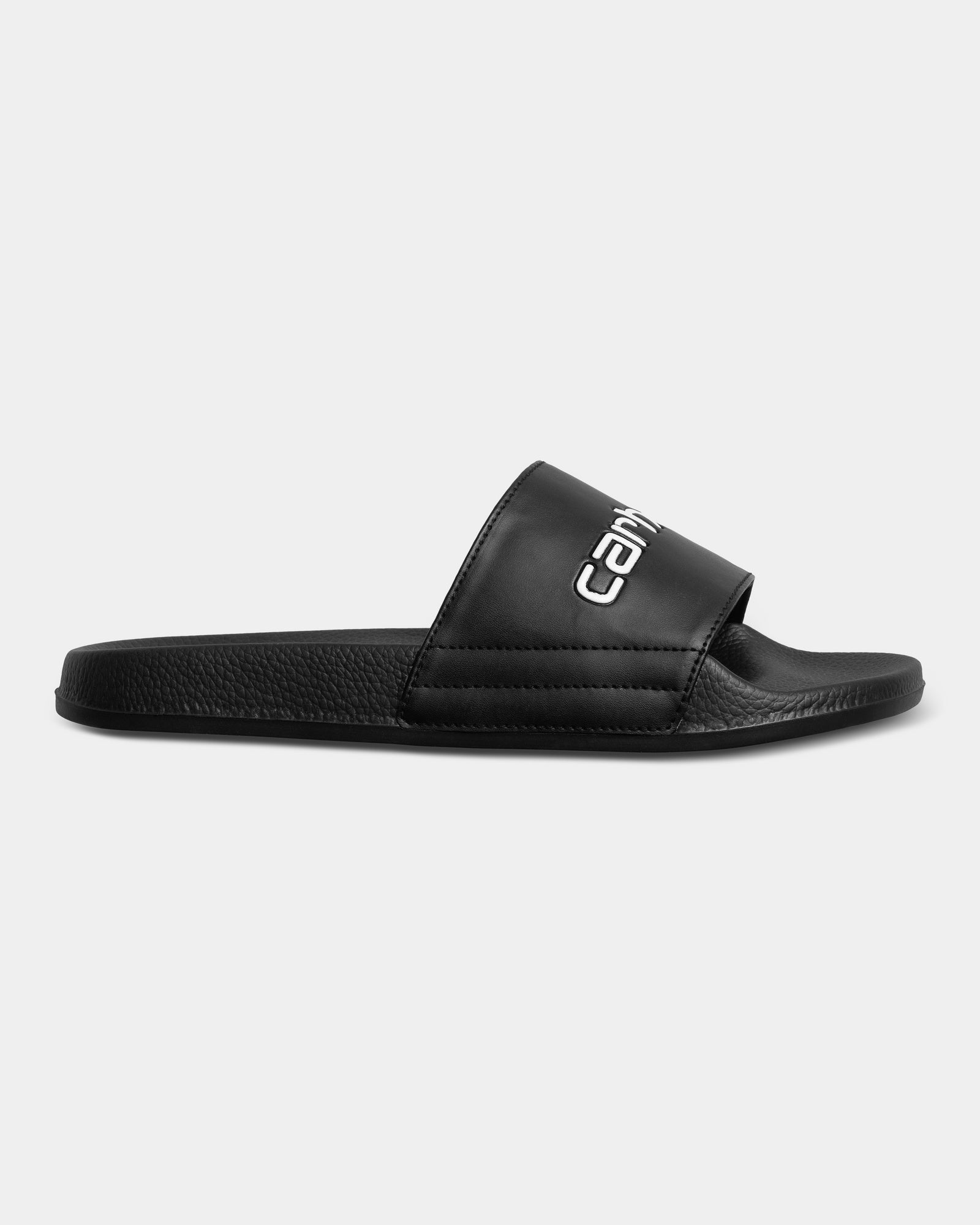 Carhartt WIP Slides - Comfortable Men's & Women's Sandals in Black & White | Perfect for Beach, Pool, and Casual Summer Wear