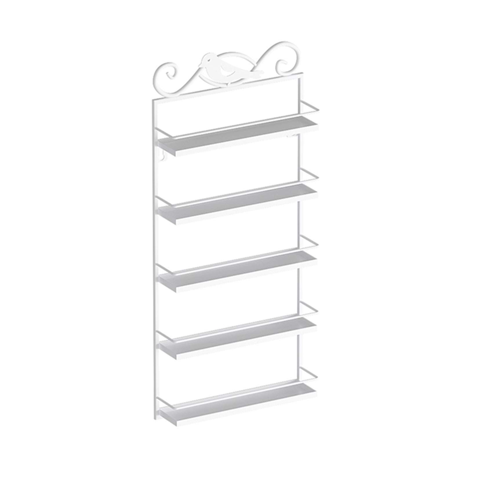 KYEEY Wall Mounted Nail Polish Organizer - Metal Display Rack for Salon, Spa & Home Use - Perfect for Nail Polish Storage & Decoration