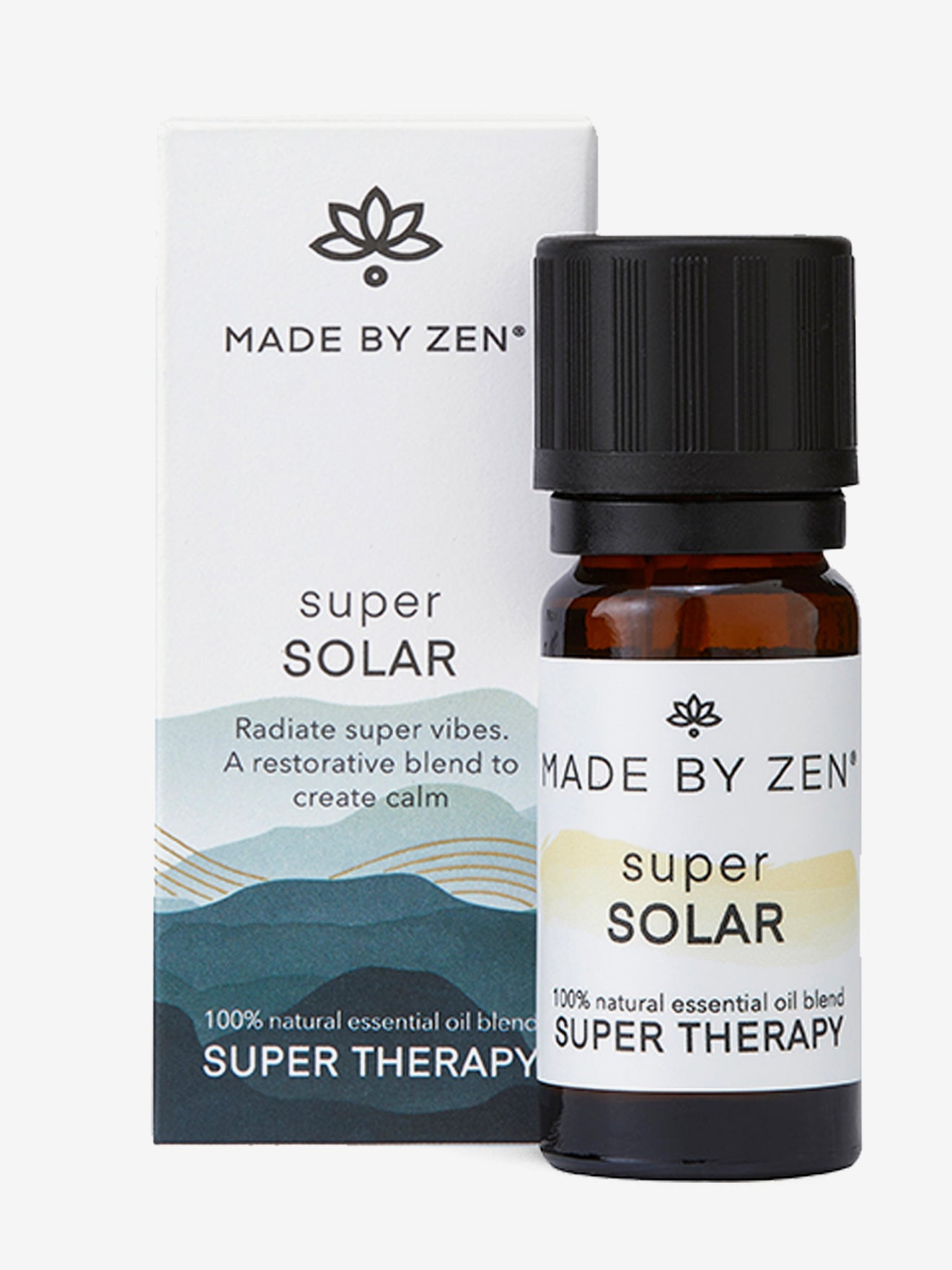 Made By Zen Super Therapy Oil - Natural Solar Relief for Skin & Hair | Perfect for Massage, Aromatherapy & Sun Care