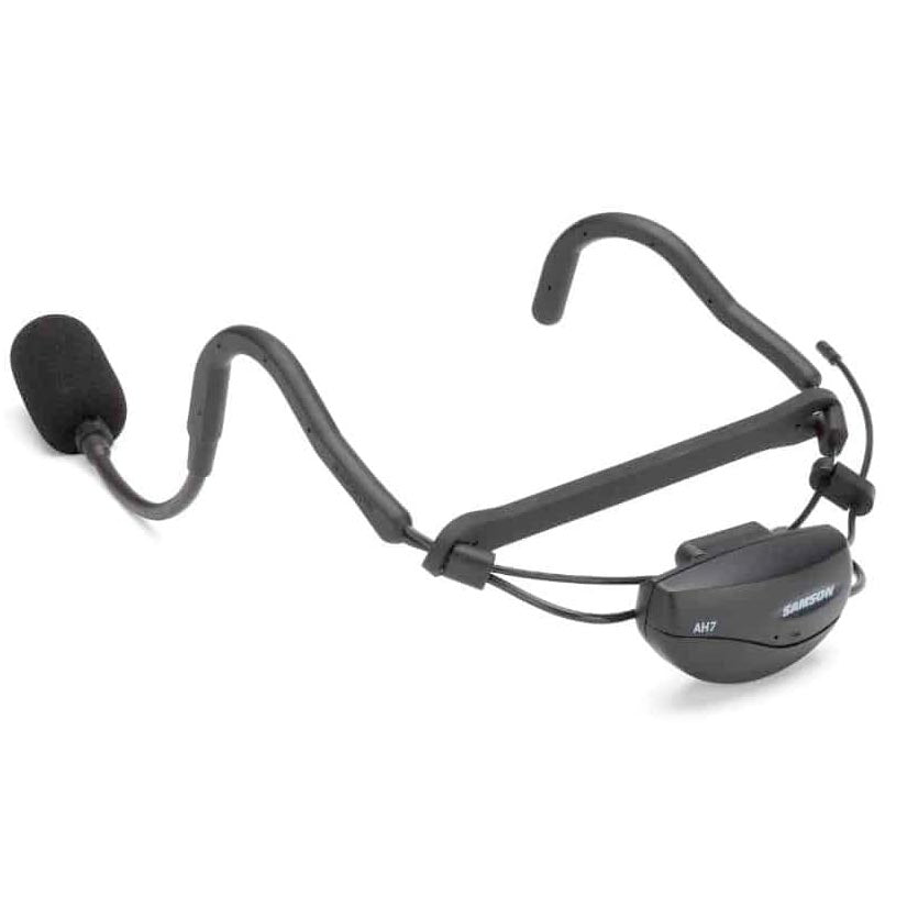 Samson AirLine 77 AH7 Wireless Headset with Transmitter - Professional Studio Headphones for DJs & Musicians | Perfect for Live Performances & Recording Sessions