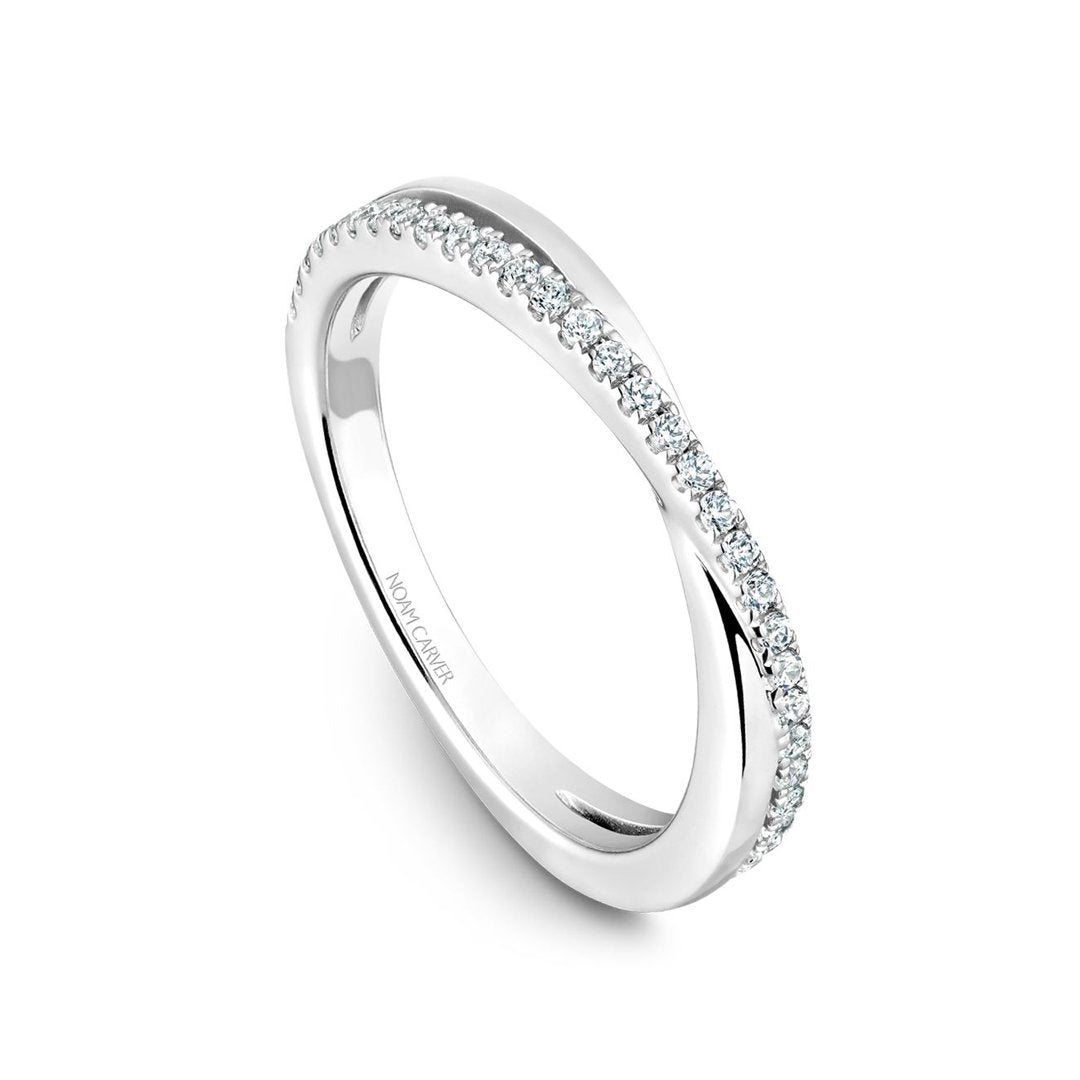 0.22 Carat Diamond Band Ring - 14K White Gold Wedding Band for Women, Perfect for Engagement, Anniversary & Everyday Wear