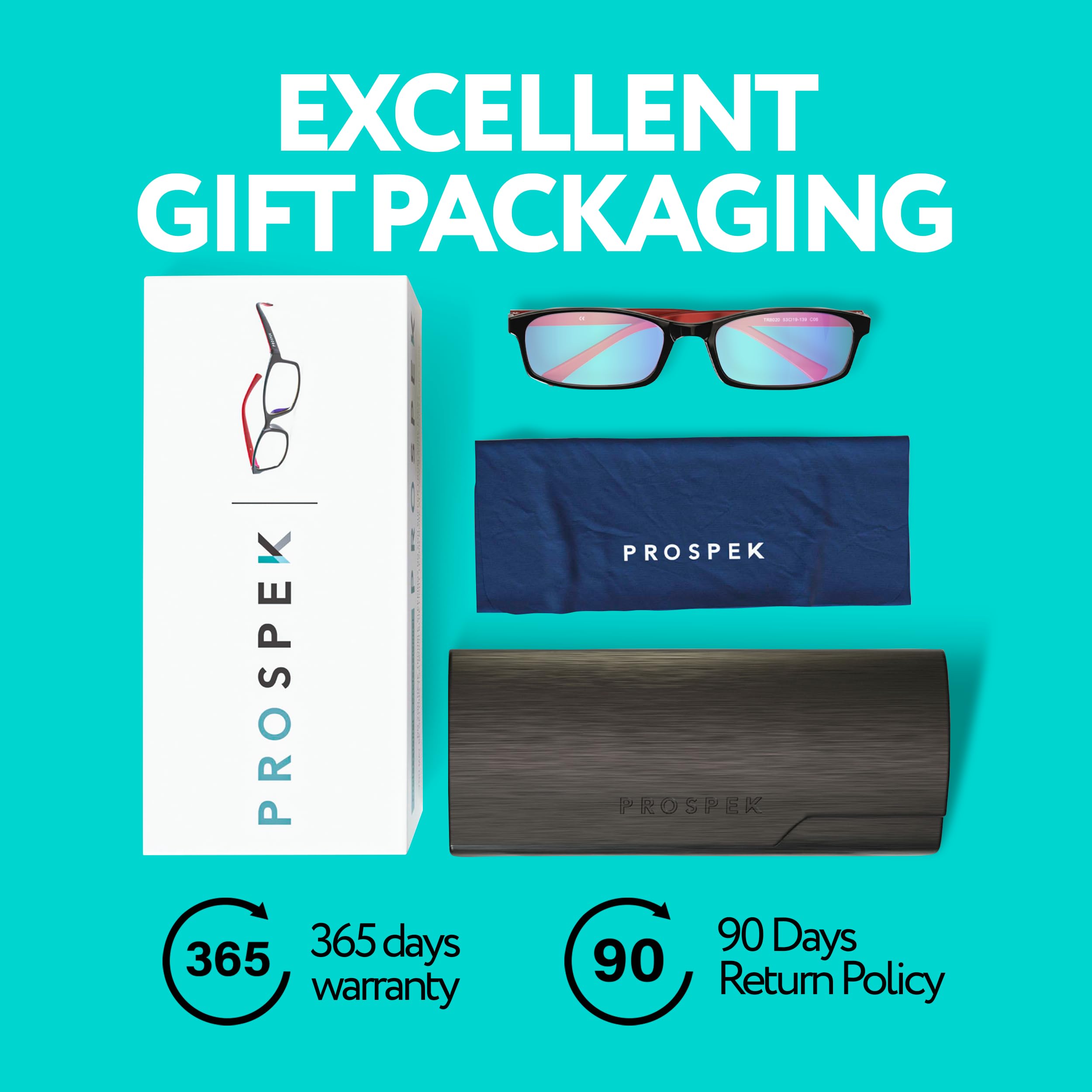 Blue Light Reading Glasses for Men & Women - 2.25 Strength with Anti-Eyestrain for Computer Use