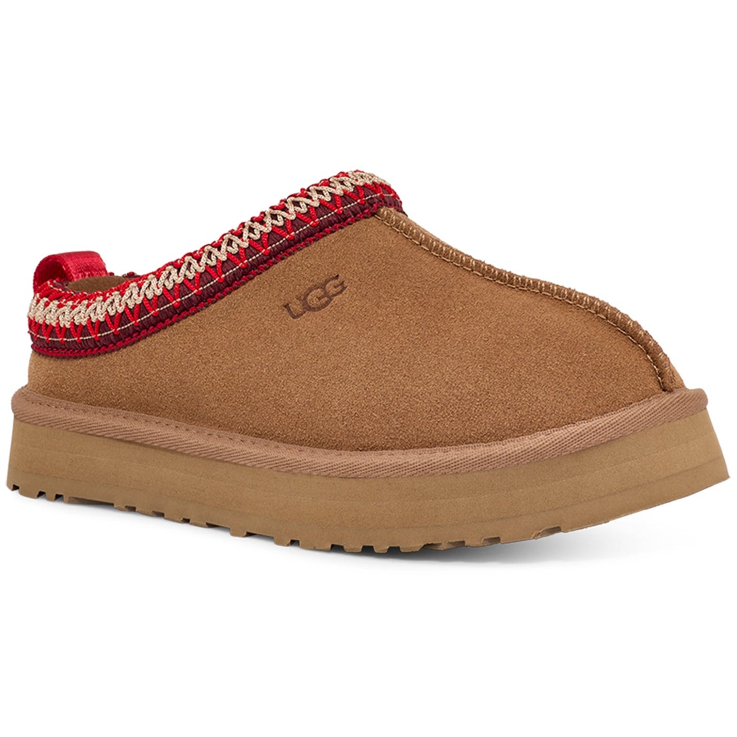 UGG Kid's Tazz Chestnut Suede Boots - Warm & Cozy Winter Shoes for Boys & Girls - Perfect for Snow Days & Outdoor Play
