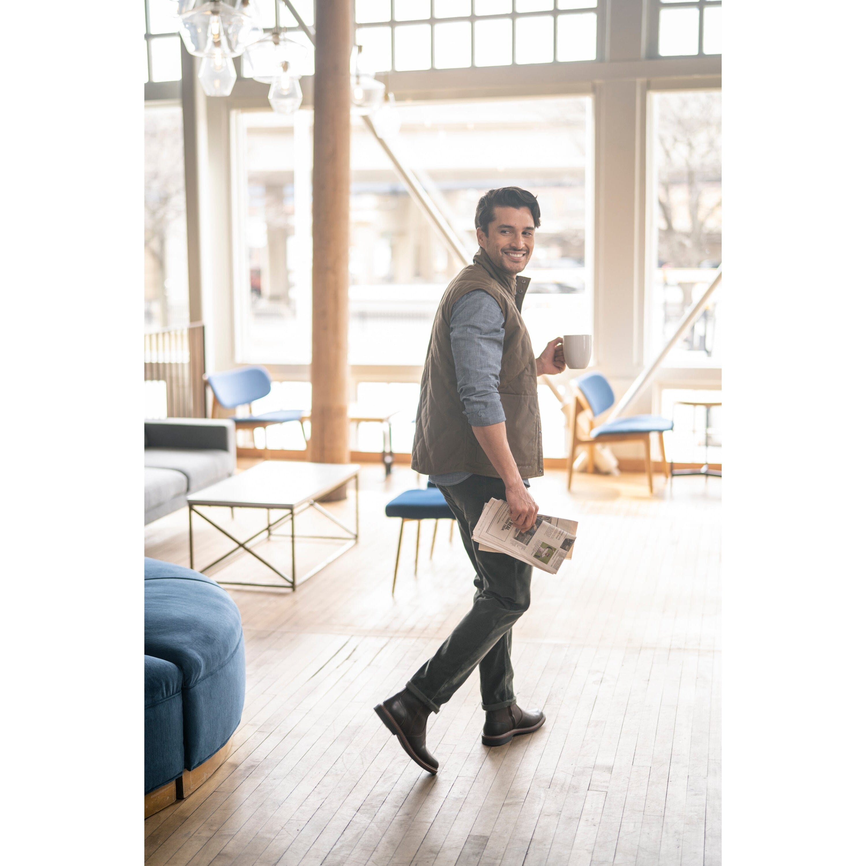 Florsheim Norwalk Plain Toe Side Zip Boot - Medium & Wide Widths - Stylish & Comfortable for Work, Casual & Outdoor Wear