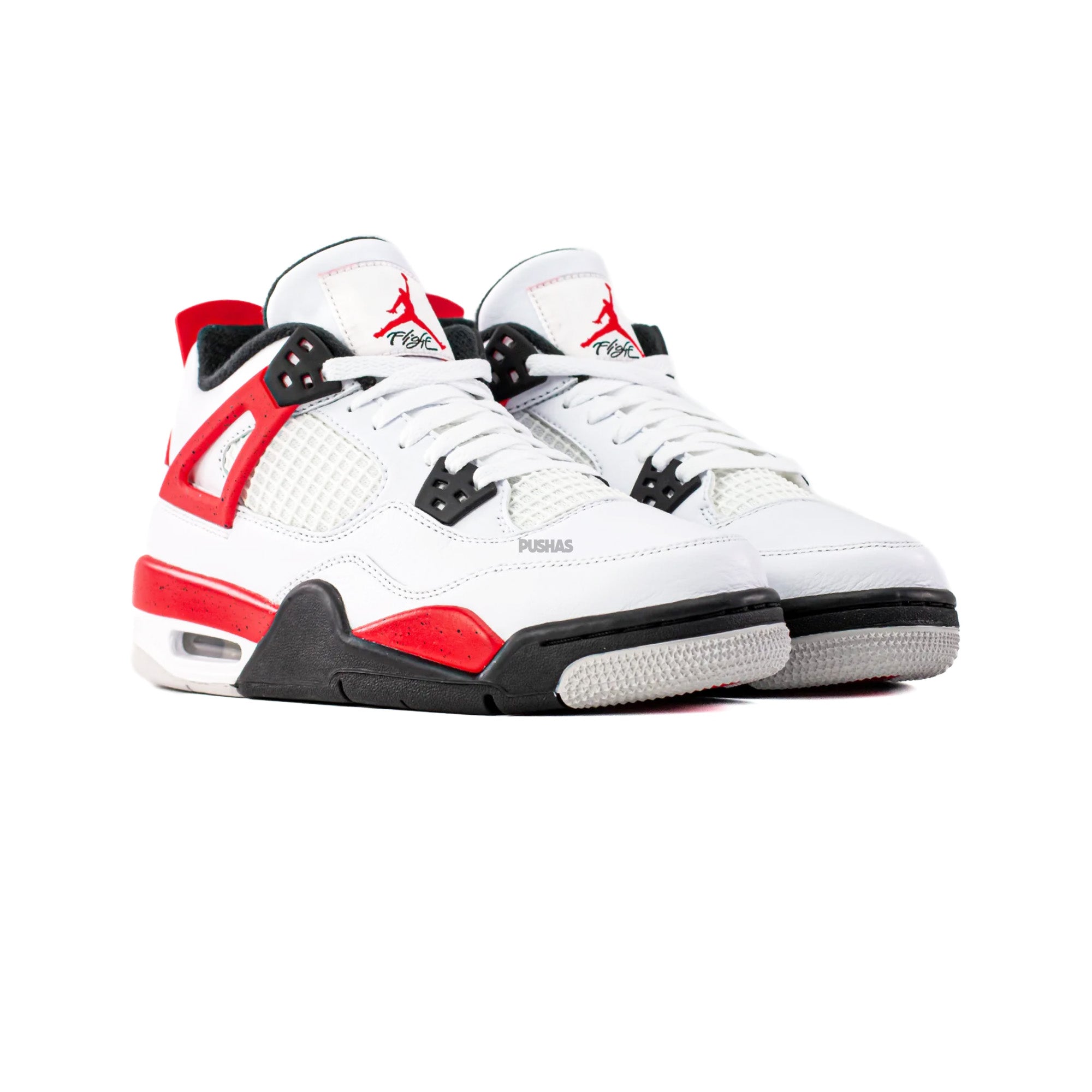 Air Jordan 4 Retro 'Red Cement' GS Sneakers (2023 Release) - Basketball Shoes for Kids & Teens - Perfect for Sports, Streetwear & Sneaker Collection