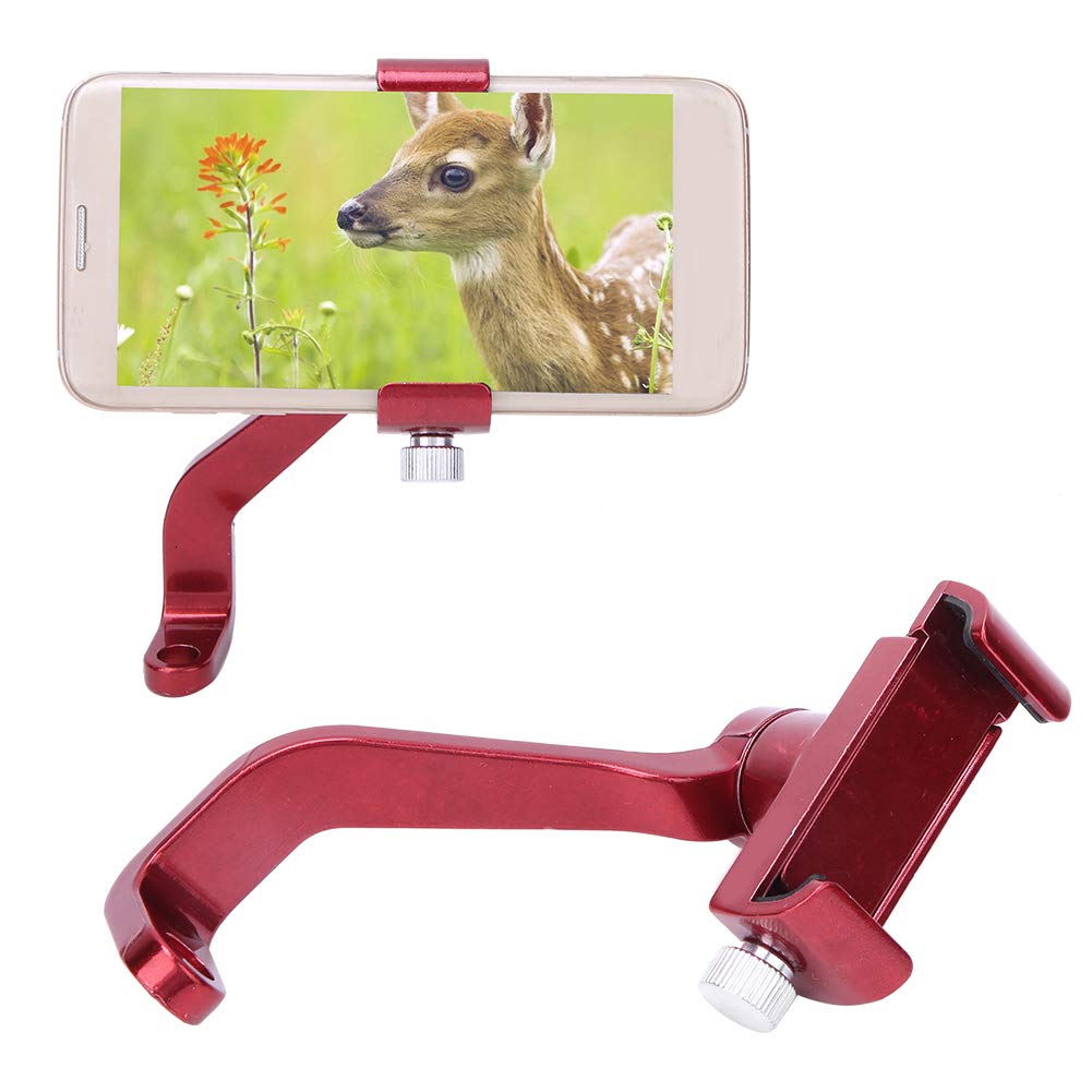 Tbest Universal Aluminum Alloy Bike & Motorcycle Phone Mount - Adjustable Handlebar & Rearview Mirror Phone Holder for iPhone, Android Smartphones - Perfect for Cycling, Commuting & GPS Navigation