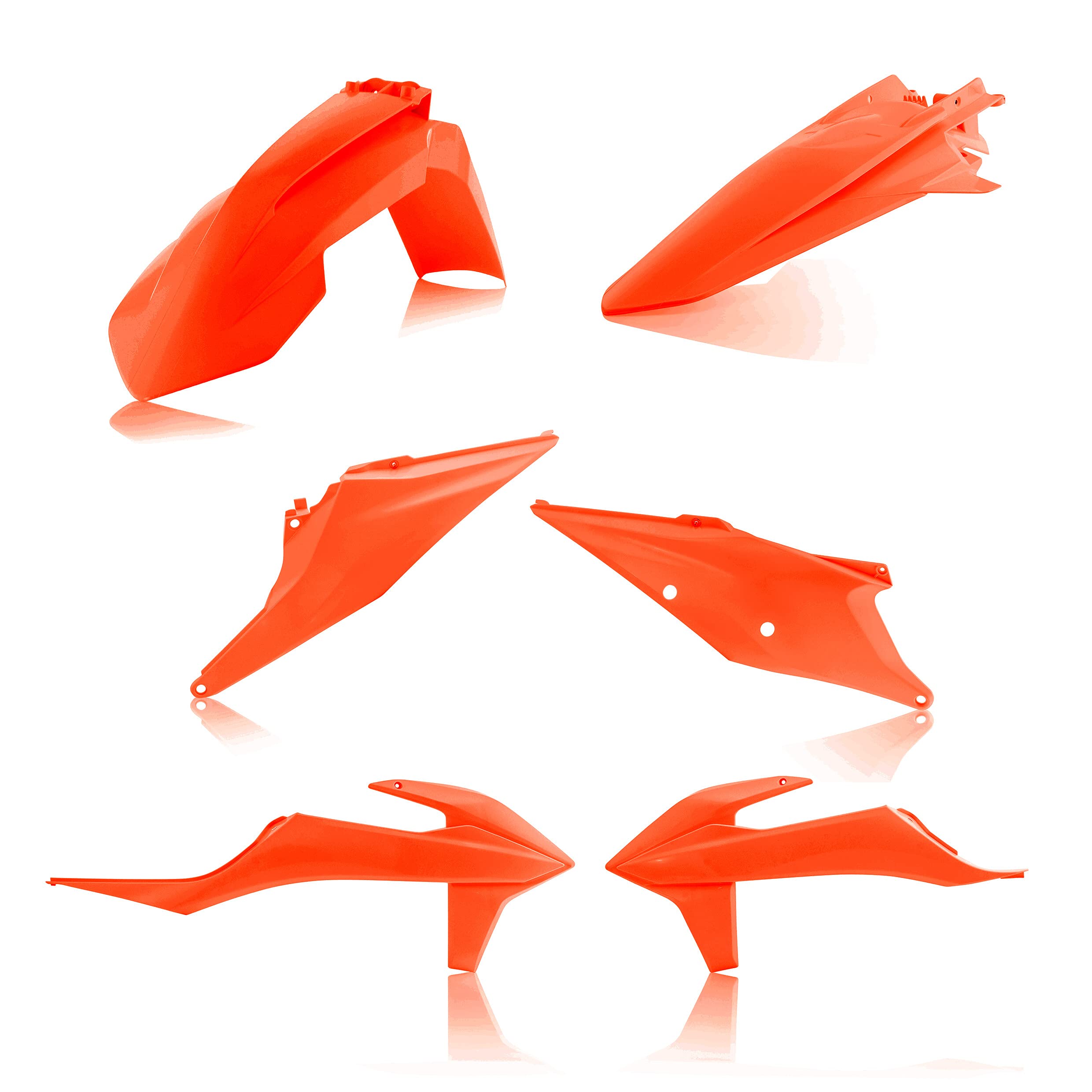 Acerbis Standard Plastic Kit for KTM Motorcycles - 16 Orange (2726505226) | Dirt Bike Body Replacement Parts for Off-Road Racing & Trail Riding