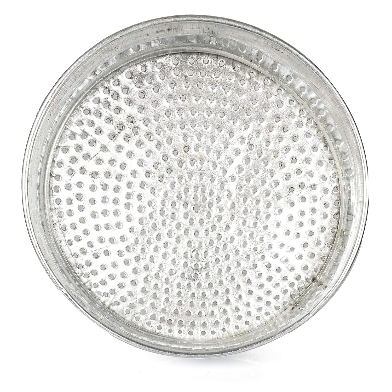 Premium 10-Inch Iron Strainer Sieve - Food Grade, Dishwasher Safe for Grains, Rice, Pulses, Masala & Spices | Perfect for Indian Cooking, Baking & Meal Prep