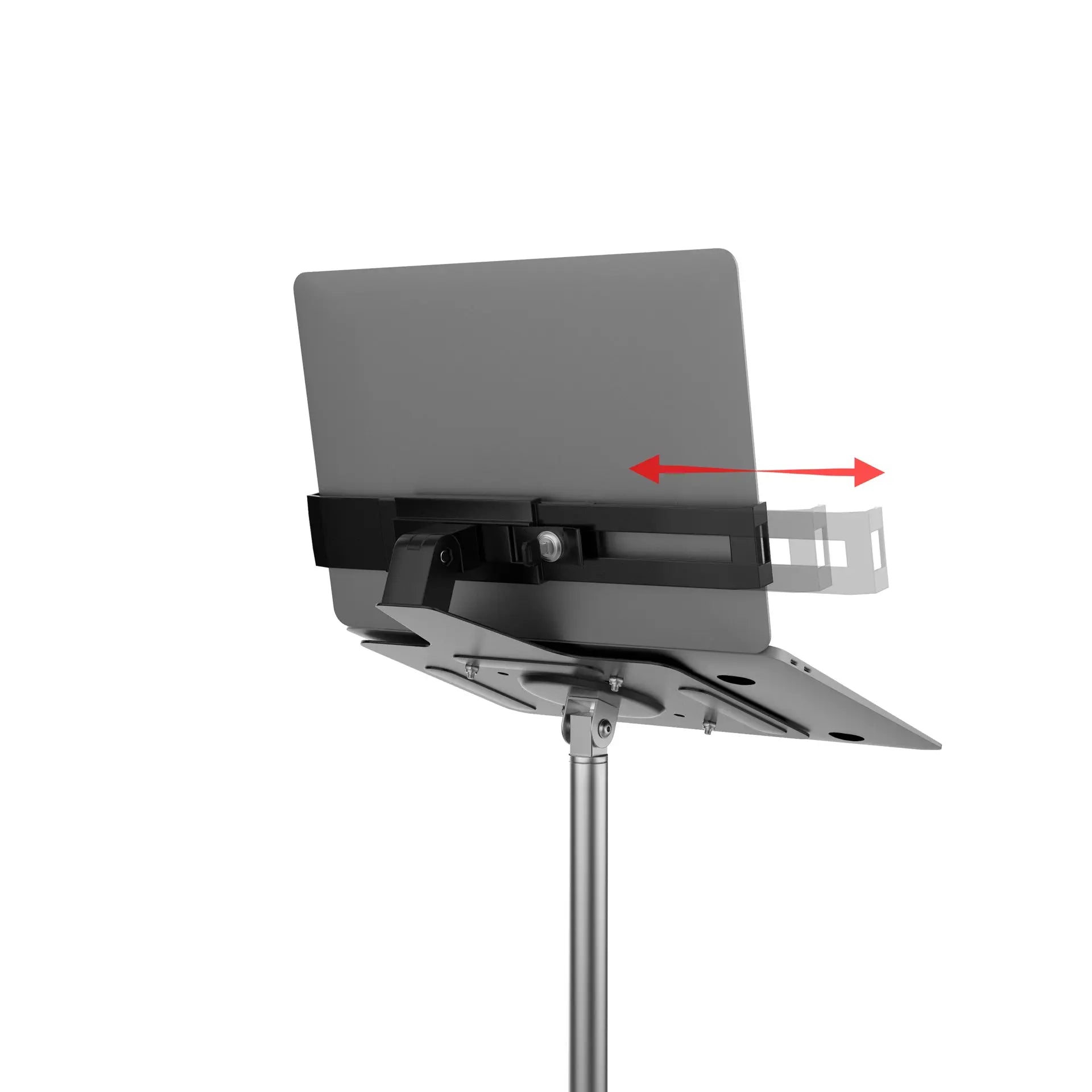 Heavy Duty Rolling Floor Stand with Adjustable Security Holder - Perfect for Retail Stores, Trade Shows & Exhibitions