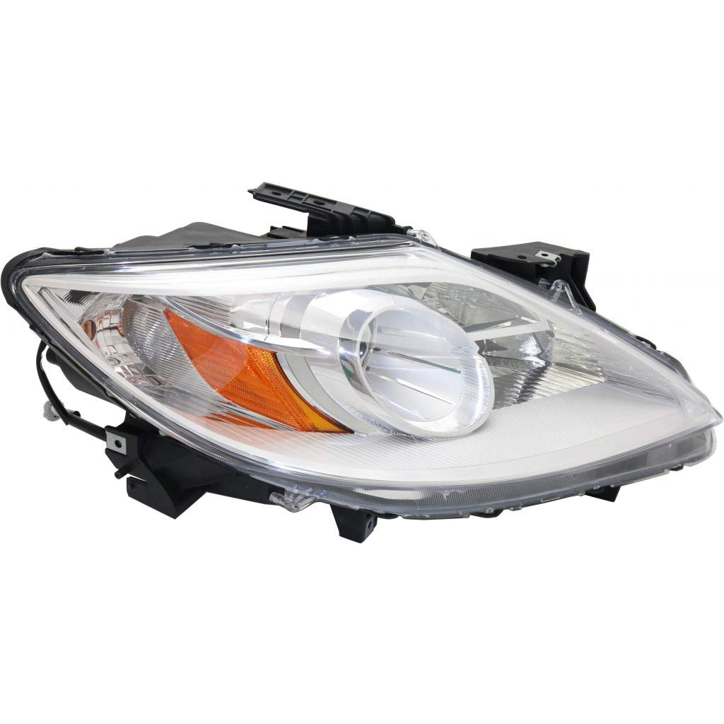 2010-2012 Mazda CX-9 Passenger Side Headlight Assembly - CAPA Certified Replacement (Part #MA2519145, TE69-51-0K0C) - Lens & Housing Only - Perfect for Night Driving & Road Safety