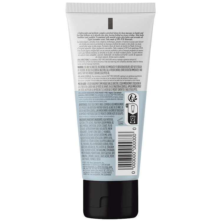 CND Hydrating Lotion for Hands and Feet 3.4oz - Moisturizing Cream for Dry Skin - Perfect for Daily Hand Care and Cracked Heel Treatment